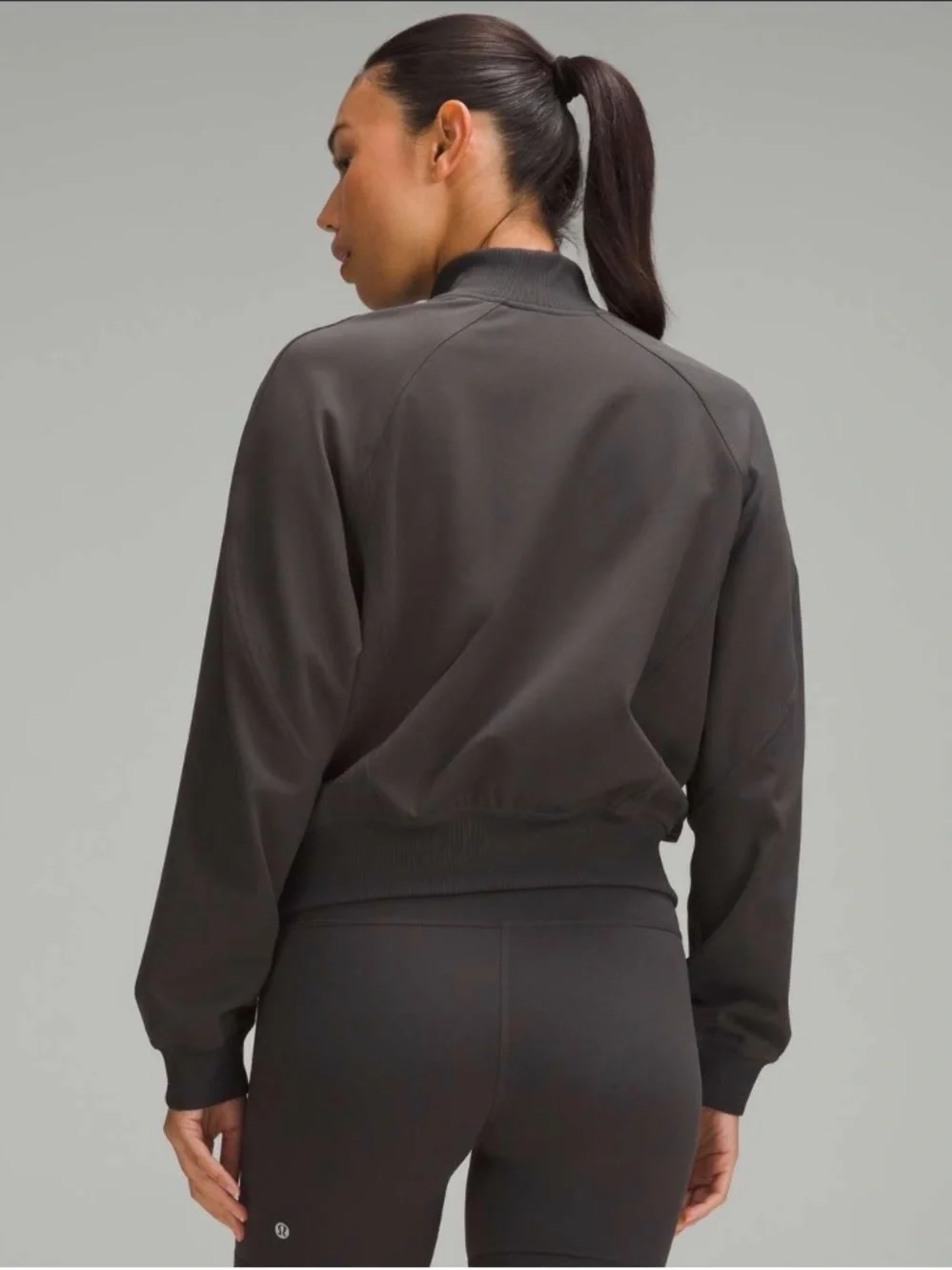 Lululemon Wunder Train Track Jacket *Twill Graphite Grey